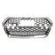 Front hood grille for Audi Q5 RSQ5 2019 chrome silver gray front new SQ5 grill mesh front bumper grille
