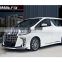 Automotive conversion body kit for Toyota Alphard 30 series 2015-2018 upgrade to 2019-2021 35 series SC and modelista style