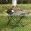 Wholesale outdoor portable furniture picnic camping aluminum alloy small folding picnic dining table