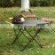 Wholesale outdoor portable furniture picnic camping aluminum alloy small folding picnic dining table