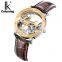 IK Colouring 98393G Automatic Self-Wind Man Watch Luxury Transparent Case Male Mechanical Skeleton Wristwatch Relogio Masculino