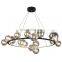 Modern LED Pendant Light Living Room Bedroom Fashion Ceiling Chandelier Indoor Decor Glass Ball LED Pendant Lights