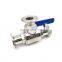 sanitary stainless steel 316 tri clamp 3 way  economical ball valve