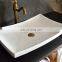 china cheap table top marble basin bathroom sink triangular sink