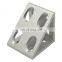 Custom Aluminum Extruded Angle Bracket Corner Bracket Extrusion Supplier