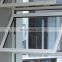 AS2047 CE drop arm window awning double tempered Frosted glass awning window with stainless steel mosquito screen