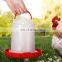 Hanging Poultry Feeder Plastic Poultry Fountain Chicken Drinker Waterer Kit Set