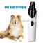 Portable Quiet Electric Pet Dog Nail Grinder Rechargeable Dog Grooming Nails Trimmer Clippers