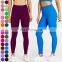 Breathable Wholesale Sports Tights Workout Wear High Waist Pants Gym Fitness No T-Line Butt Lift Pants Yoga Leggings For Women