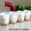 Clear Glass Candle holders for candles/Christmas favors