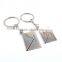wholesale promotional keychain cute couple keychain with logo