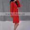 2016 Overcoat Fashion Overcoat Length Women coat Winter Coats China Factory ladies long red coats design