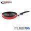 alibaba china aluminium ceramic frying pizza pan/flat frying pan