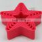 DIFFERENT SHAPE 6PCS SET PLASTIC BISCUIT MOLD WITH BOX, TREE FLOWER STAR HEART ROUND SHAPE