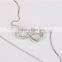Elegant 925 silver 8 shape pendant chain 2016 factory wholesale
