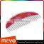 Fancy lady steel metal comb in paper gift letter box