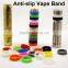 flexible color size custom silicone rubber bands 12"