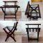 Mahogany Wood Luggage Rack for Hotels