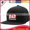 embroidery letter black rope bill snapback cap