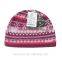 Fashion Jacquard custom beanie hats  wholesale