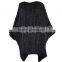 QD80561 Genuine Knit Mink Fur Shawl For Fashion Lady Fur Gilet Cape