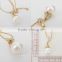 New fashion pearl necklace for women pearl pendant necklace designs N0719