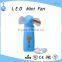 Best price and popular handheld mini led fan with Slogan Message