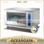 stainless steel gas rotisserie with glass front and rear & internal light & temperature control made in Foshan, China