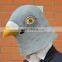 China Manufacturer Halloween Cosplay Party Latex Full Head Pigeon Mask