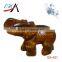 Fashion natural 50mm gemstone carved elephant figurines for wholesale