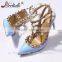 Custome OEM handmade genuinue leather women fancy sandals shoes
