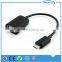 usb otg cable for apple braided AM to micro B otg usb cable for tablet pc with cheapest factory price