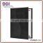 2014 hong kong online shop PVC leather restaurant classic black menu covers menu display