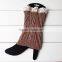 Snowflake Colors Knitted Leg Warmers,Lace Boot Socks, Leg Warmers,Vintage Knitted Boot Cuffs,