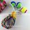 Pet dog cat durable braid cotton rope toy bite tennis toy chew toy with ball