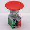 22mm IP65 Waterproof Big Mushroom Head Momentary Push Button Switch (BXE22)