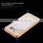 Luxury TPU electroplate frame flowers with rhinestone For samsung galaxy S6