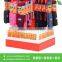 Supermarket Use Hanging Style Socks Display Stands with Cardboard Material