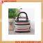 Custom LOGO Fashion Stripe Tote Oxford Lunch Bag Wholesale