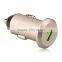 Quick Charge 3.0 Car Charger with Aluminum Alloy Golden