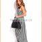 Aliepress 2016 Europe Europe new dress skirt gauze stripe vest dress hot eplosion models
