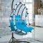 garden furniture PE rattan egg chair with stand outdoor