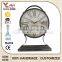 Top Grade Cheap Prices Custom Printing Logo Vintage Iron Glass Table Clock
