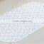 cute foots pattern and safty with suction cups pvc bath mat