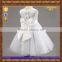 new style hot selling satin party wedding pretty white girl dresses