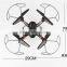 wholesale promotional Headless 2.4GHz 4ch 6-Axis Gyro RC quadcopter aircraft with 0.3MP / 2MP camera for choice