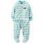 Polar Fleece Baby Wearing Baby Boys Casual Stripe Coverall Romper For Wholesale