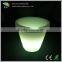 energy saving battery rechargeable RGB color outdoor led flower pot/led light flower pot/LED illuminated flower vase