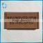 Custom imitation leather brand label hangtag for travelling backpack bags