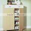 wooden shoe storage cabinet closed shoe rack